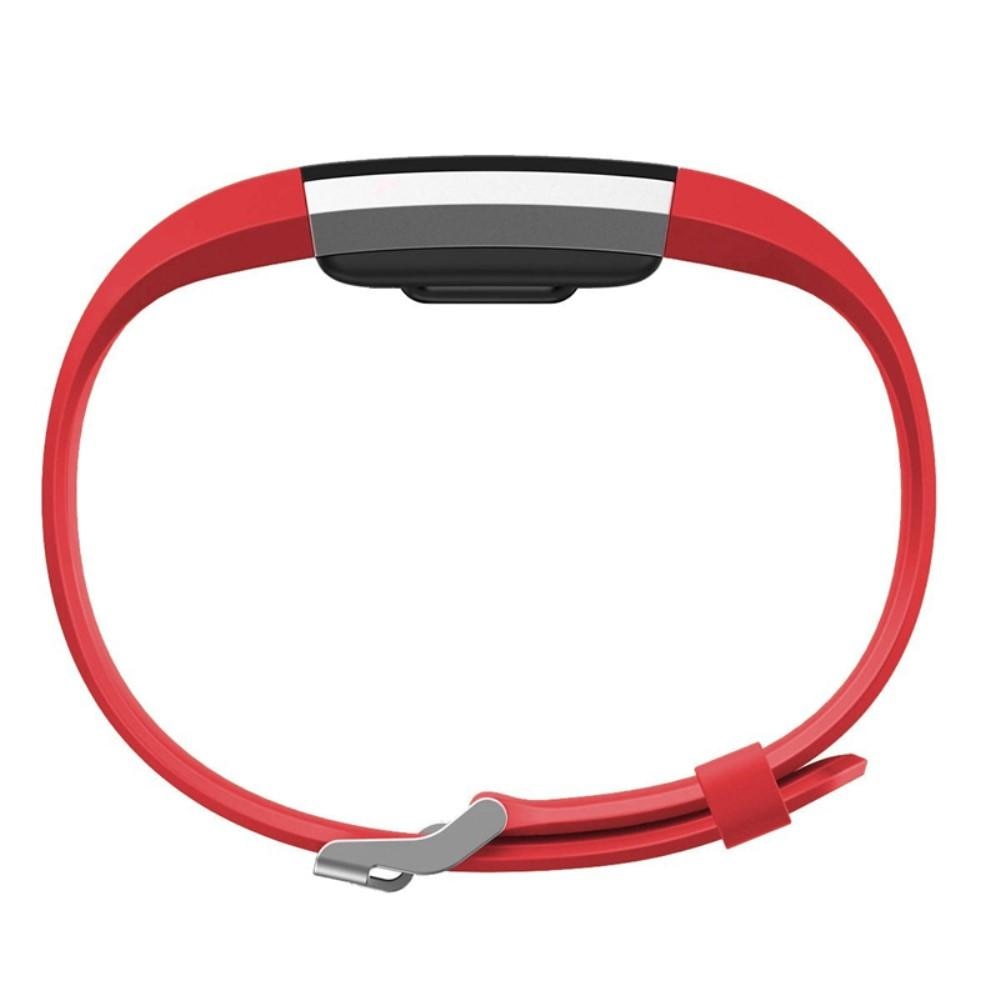 Fitbit Charge 2 Reim Silikon rød
