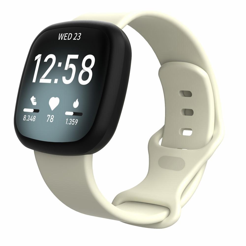 Fitbit Versa 3/Sense Reim Silikon beige (Small)