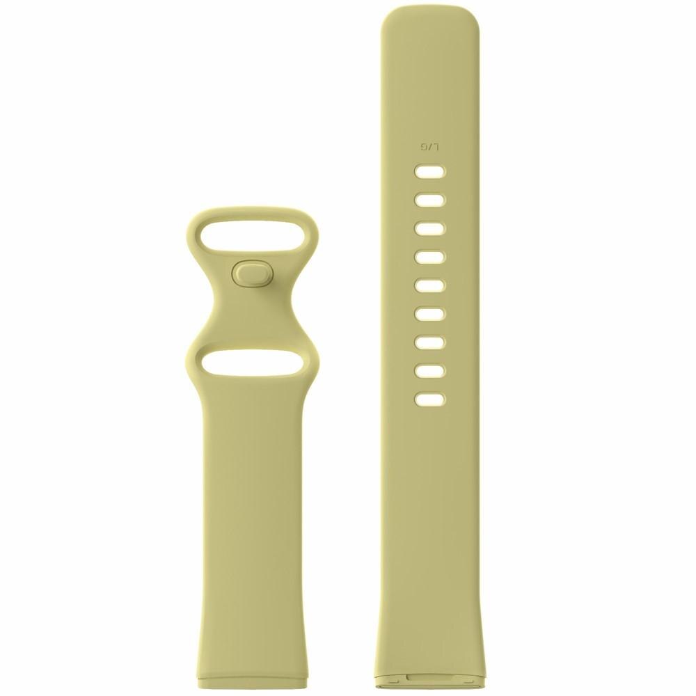 Fitbit Versa 3/Sense Reim Silikon gull (Small)