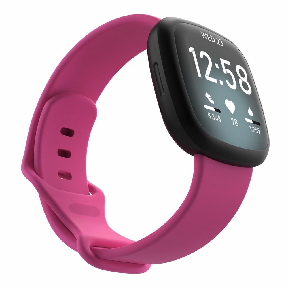 Silikonarmbånd Fitbit Versa 3/Sense rosa (Small)