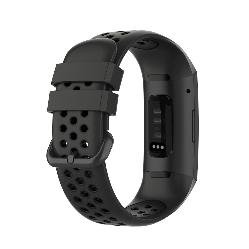 Fitbit Charge 3/4 Reim Silikon grå