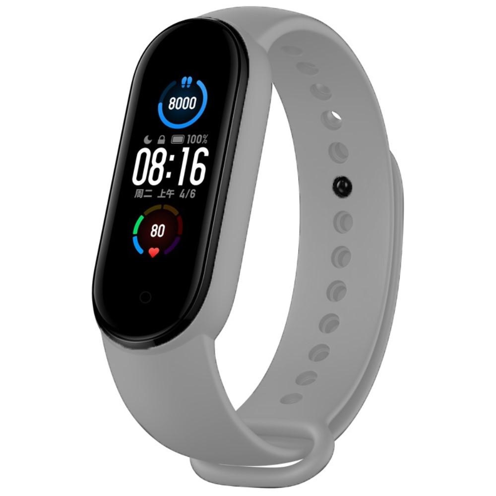 Xiaomi Mi Band 5/6 Reim Silikon grå