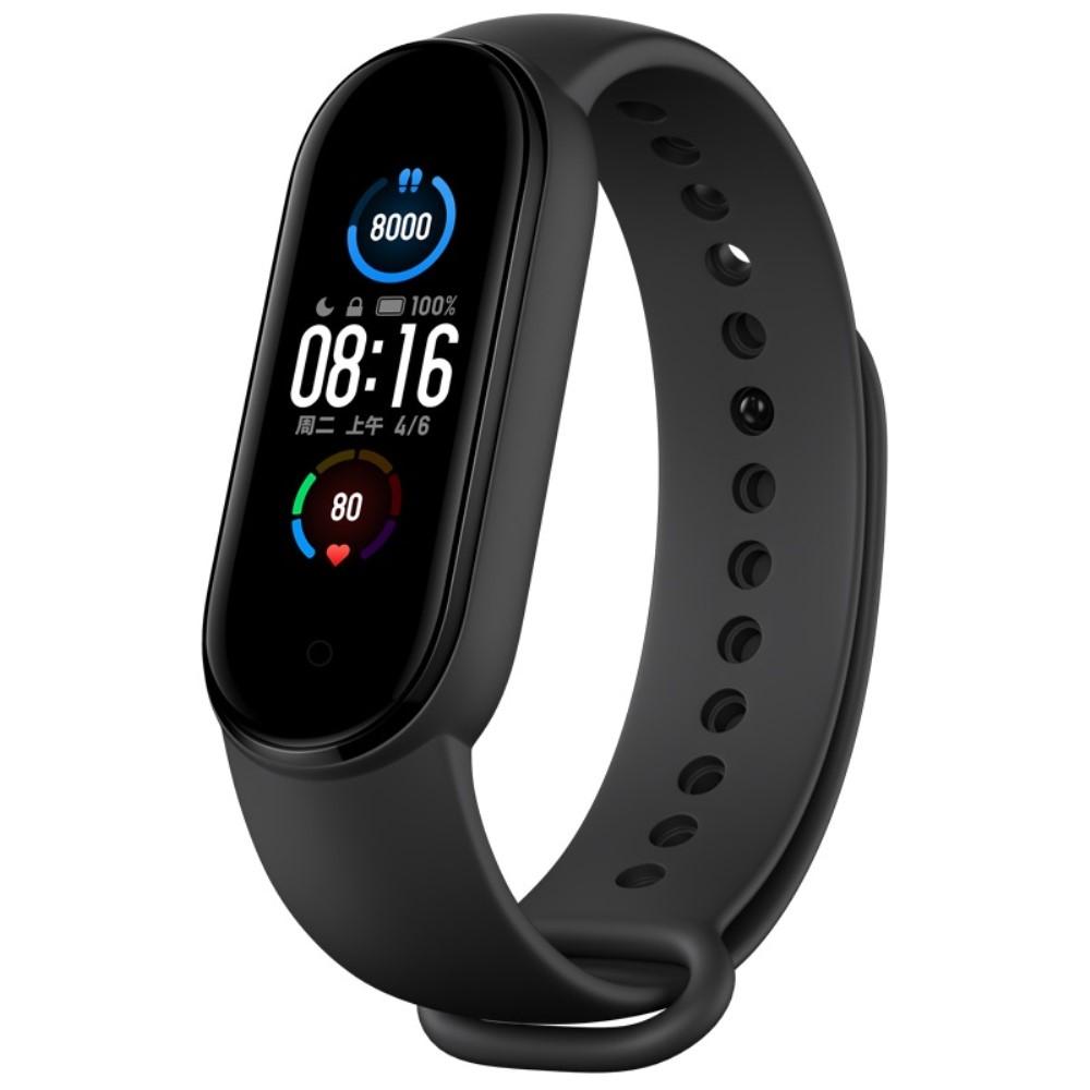 Xiaomi Mi Band 5/6 Reim Silikon svart