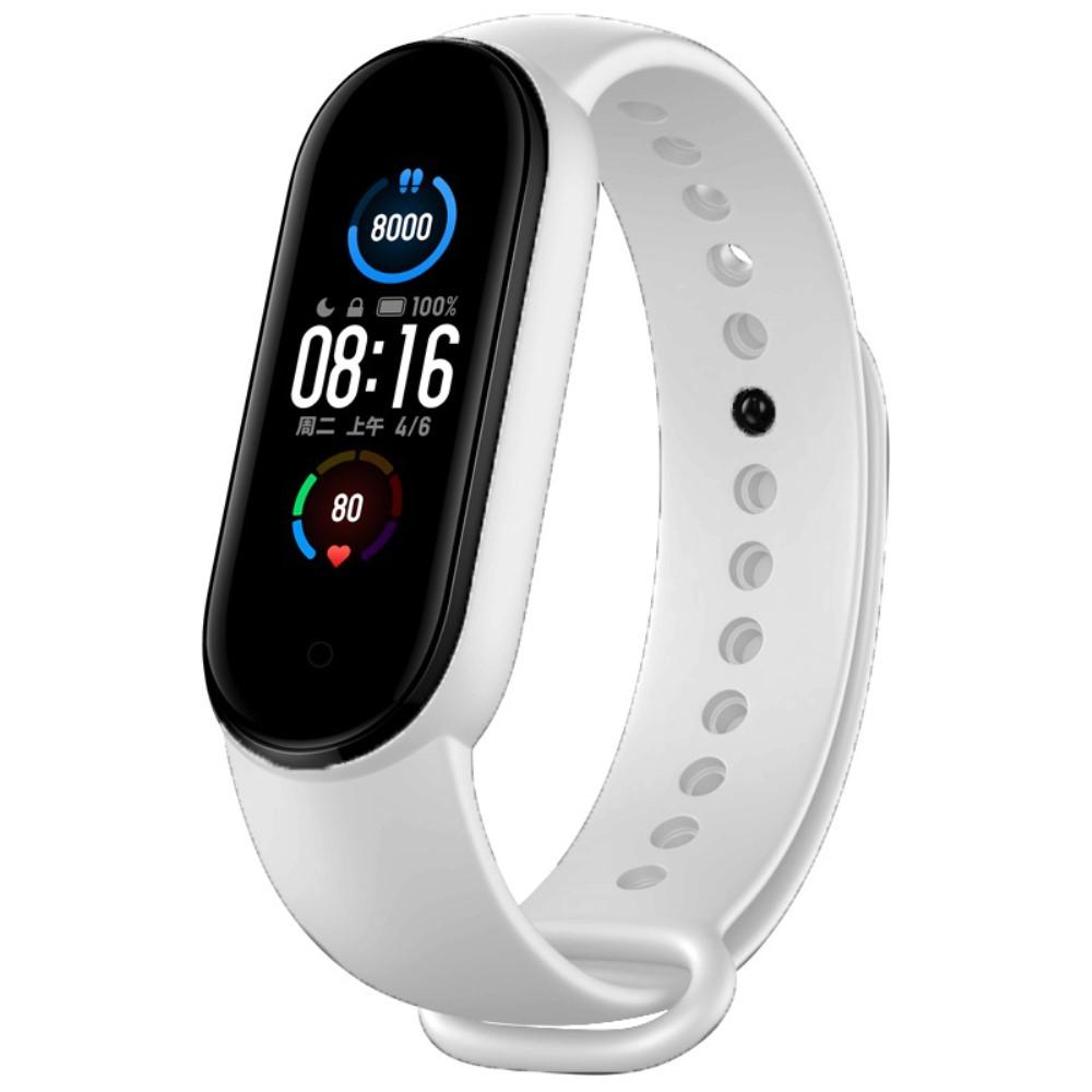 Xiaomi Mi Band 5/6 Reim Silikon hvit