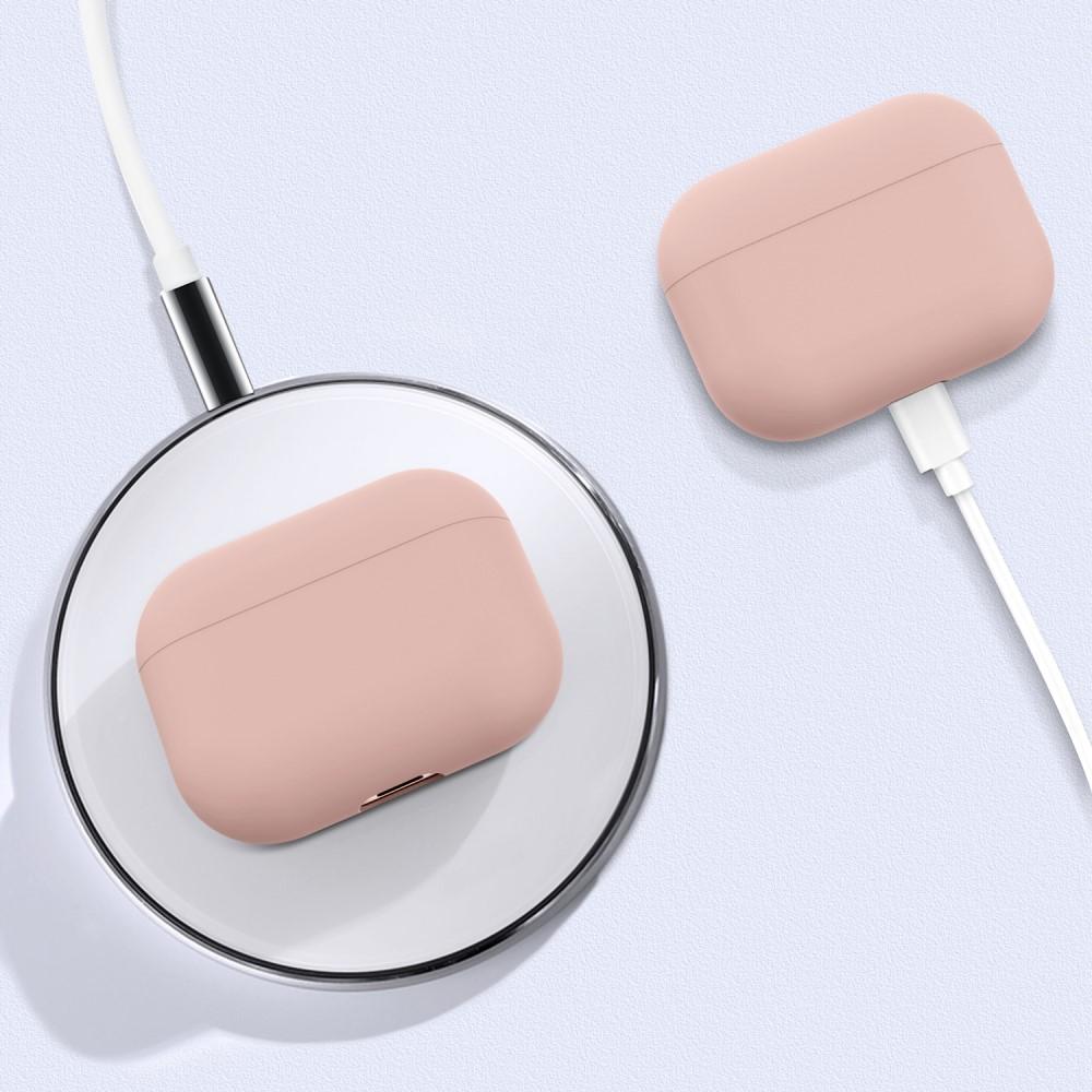 Silikondeksel Apple AirPods Pro ljusrosa