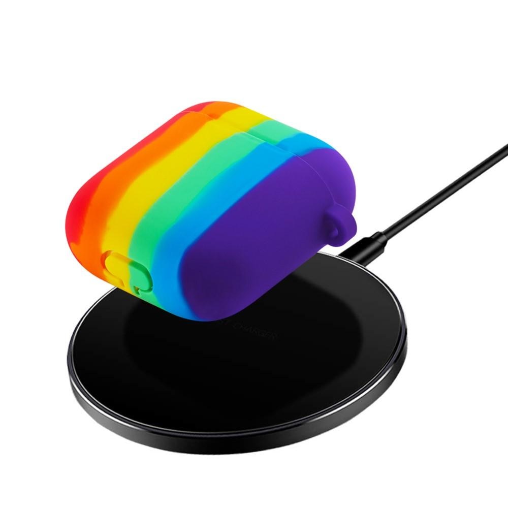 Silikondeksel Apple AirPods rainbow