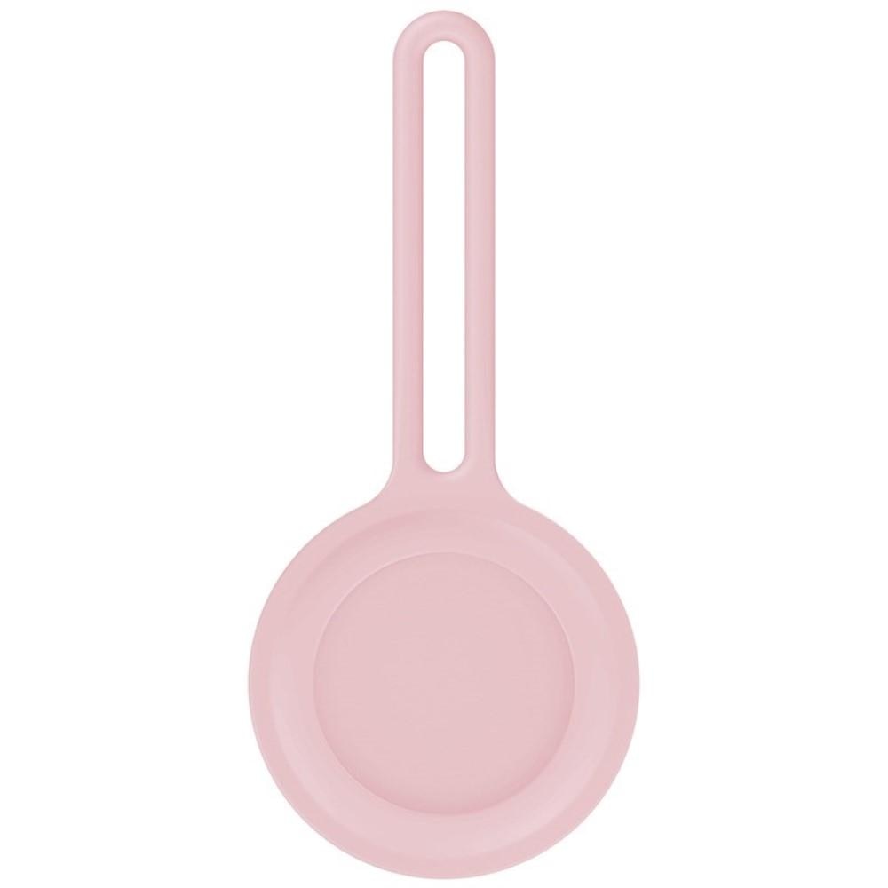 Silikondeksel/nøkkelring Apple AirTag rosa