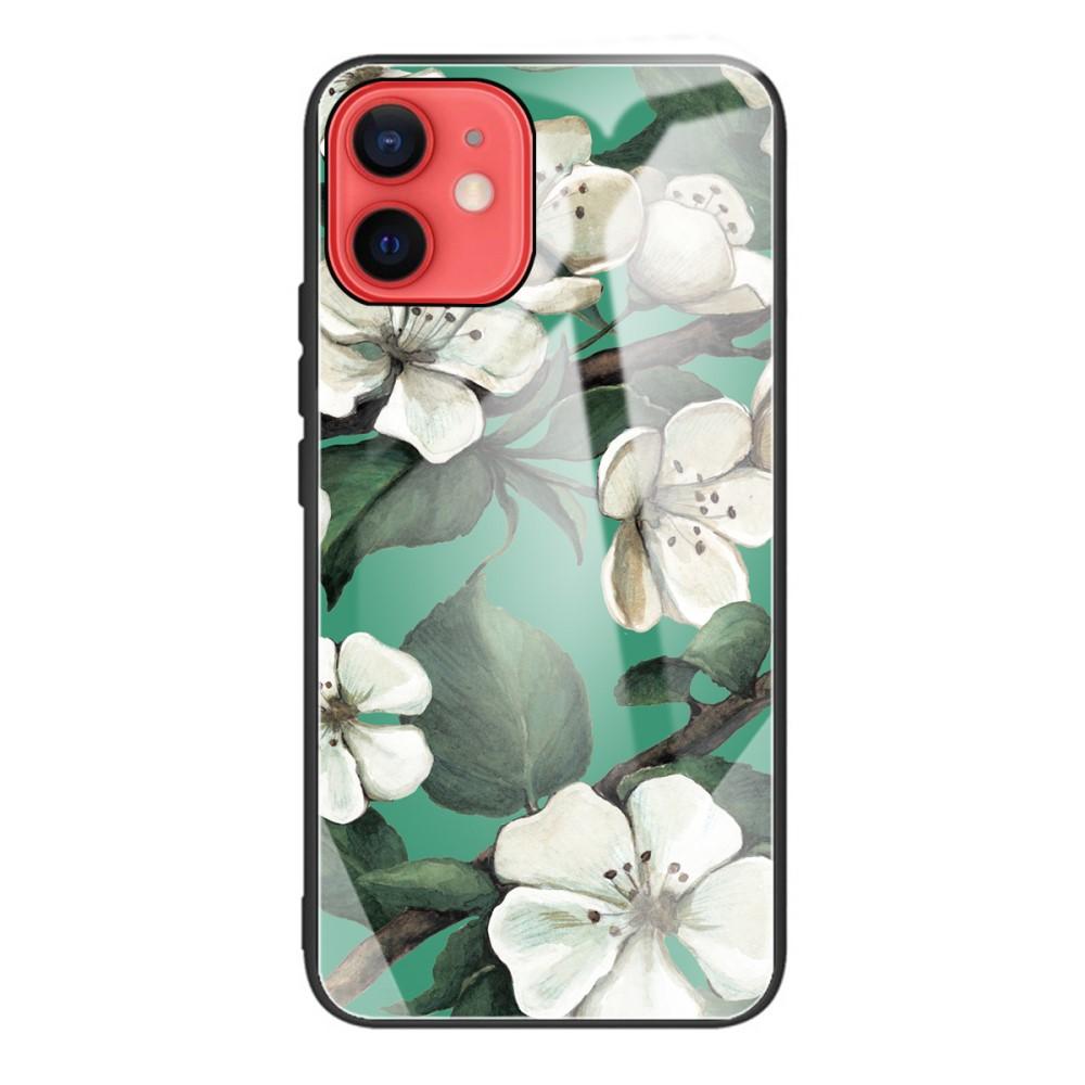 Herdet Glass Deksel iPhone 12 Mini blomster