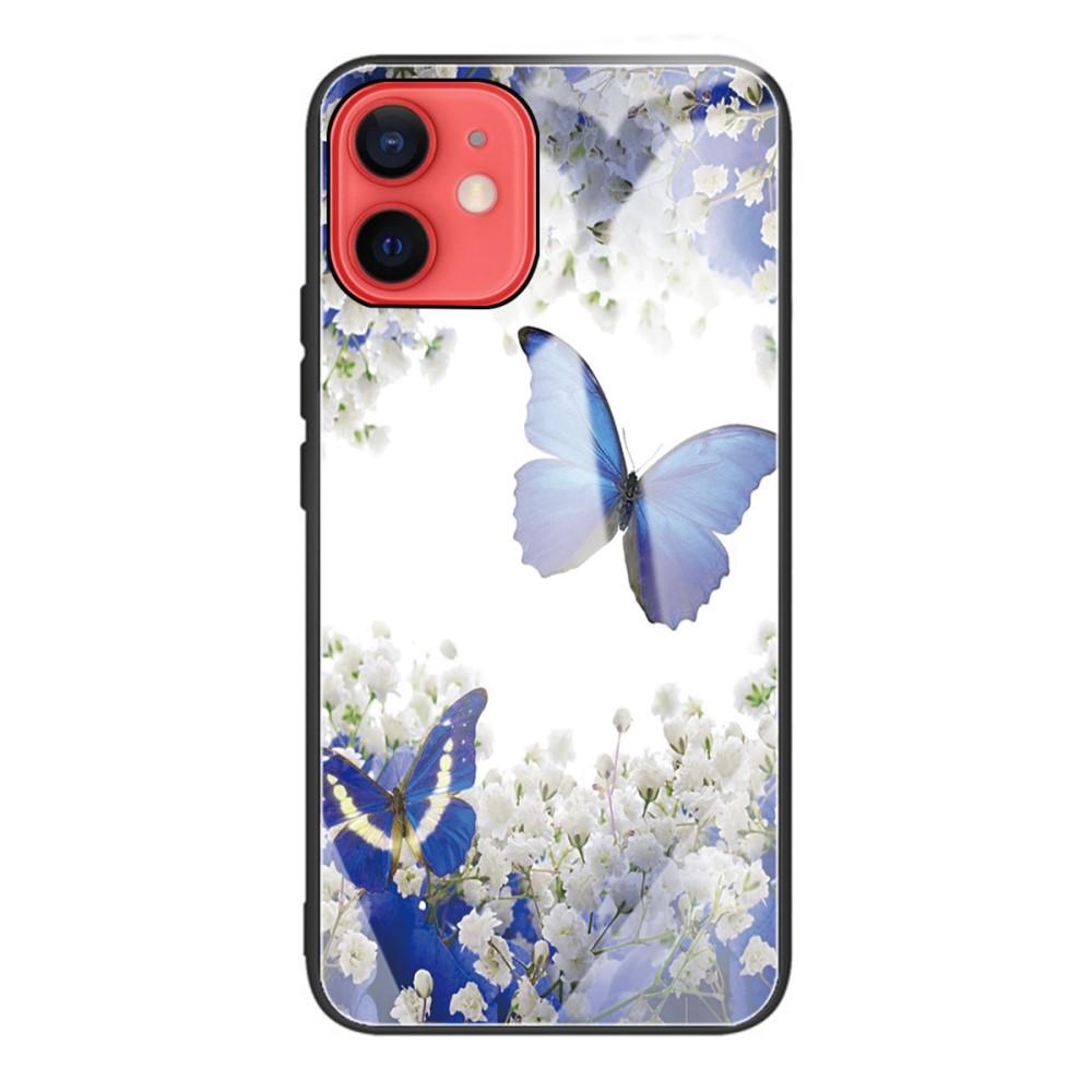 Herdet Glass Deksel iPhone 12 Mini sommerfugler