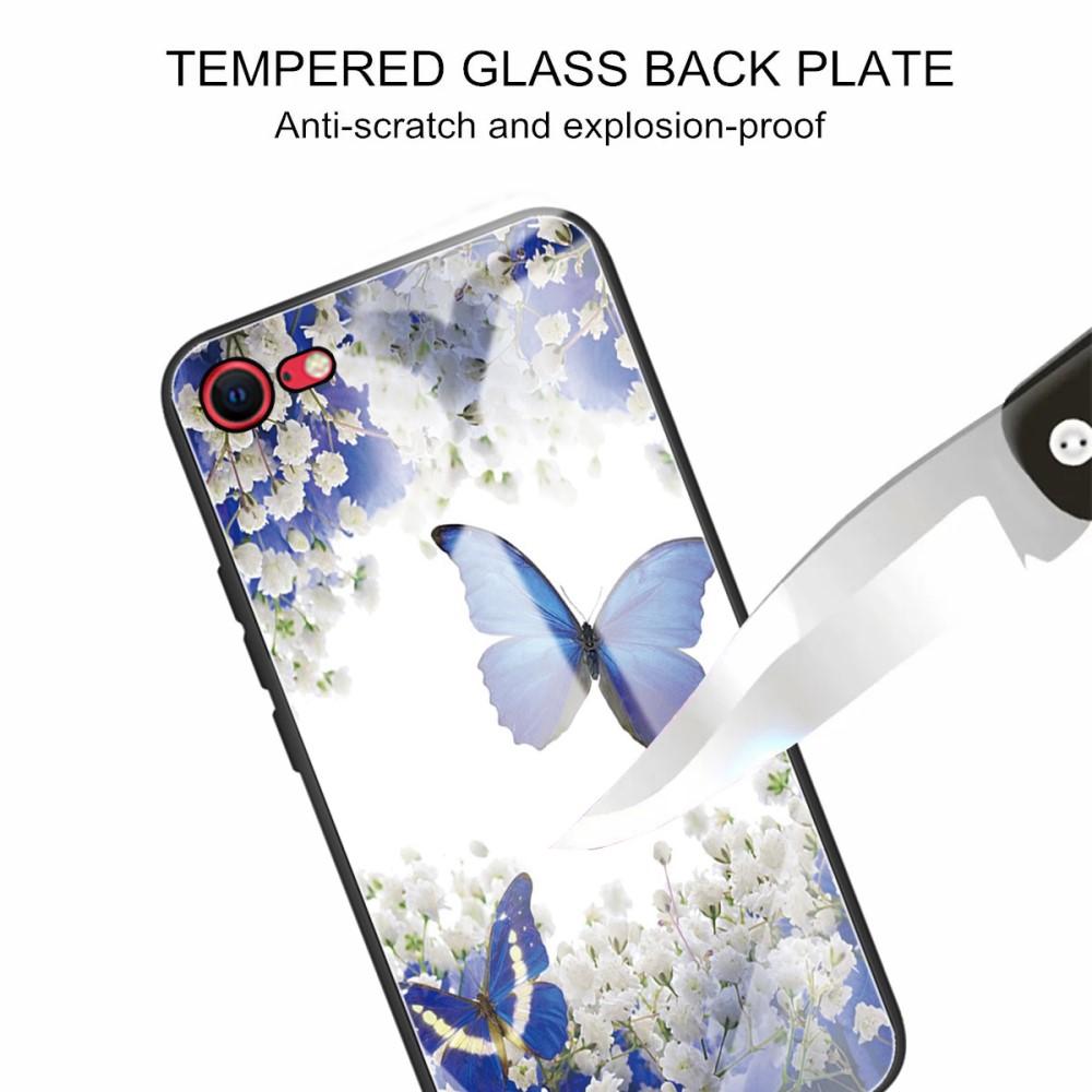 Herdet Glass Deksel iPhone 7/8/SE sommerfugler