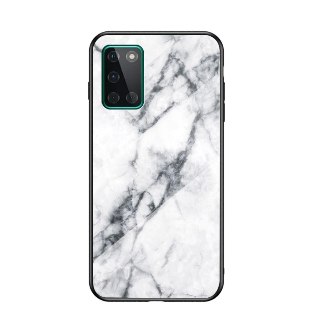 Herdet Glass Deksel OnePlus 8T vit marmor