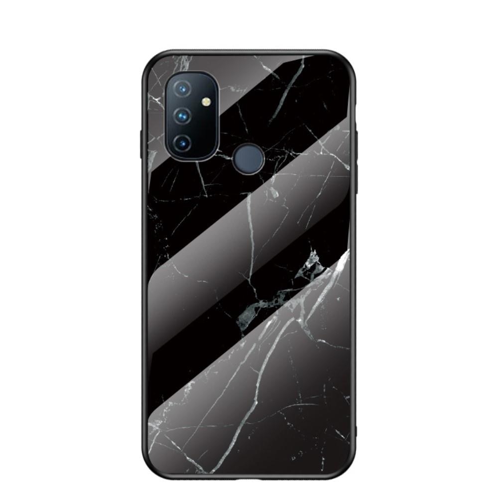 Herdet Glass Deksel OnePlus Nord N100 svart marmor