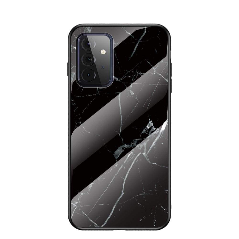 Herdet Glass Deksel Samsung Galaxy A72 5G svart marmor