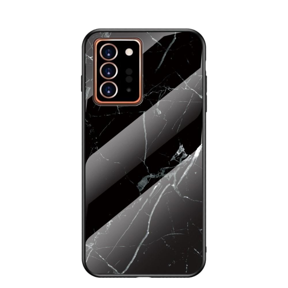 Herdet Glass Deksel Samsung Galaxy Note 20 Ultra svart marmor