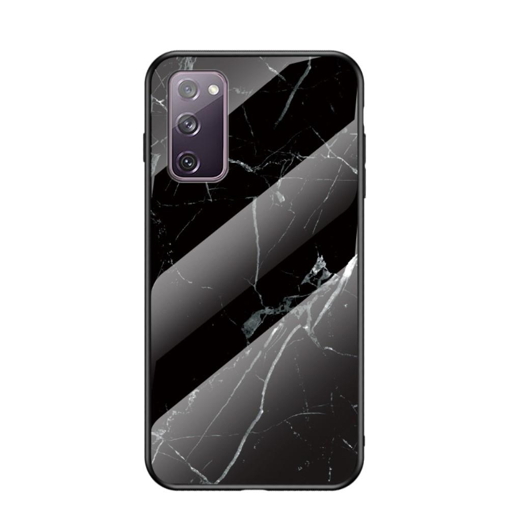 Herdet Glass Deksel Samsung Galaxy S20 FE svart marmor