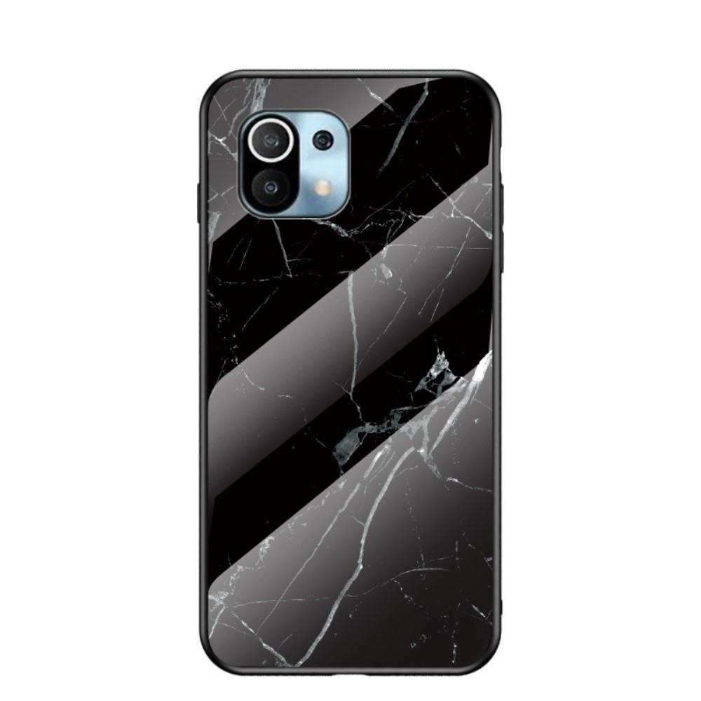 Herdet Glass Deksel Xiaomi Mi 11 svart marmor