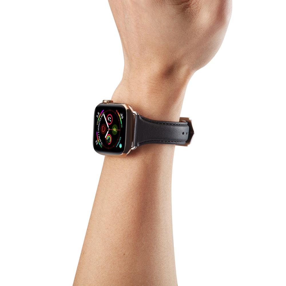 Apple Watch 40mm Skinnreim Slim svart