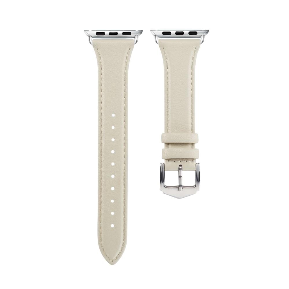Apple Watch 45mm Series 9 Skinnreim Slim beige