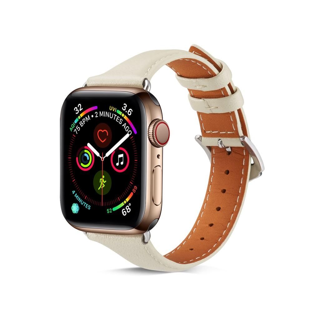 Apple Watch 40mm Skinnreim Slim beige