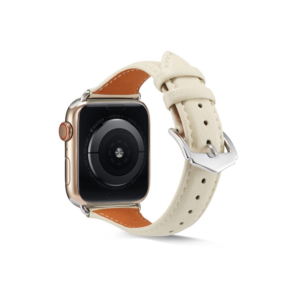 Apple Watch 41mm Series 9 Skinnreim Slim beige