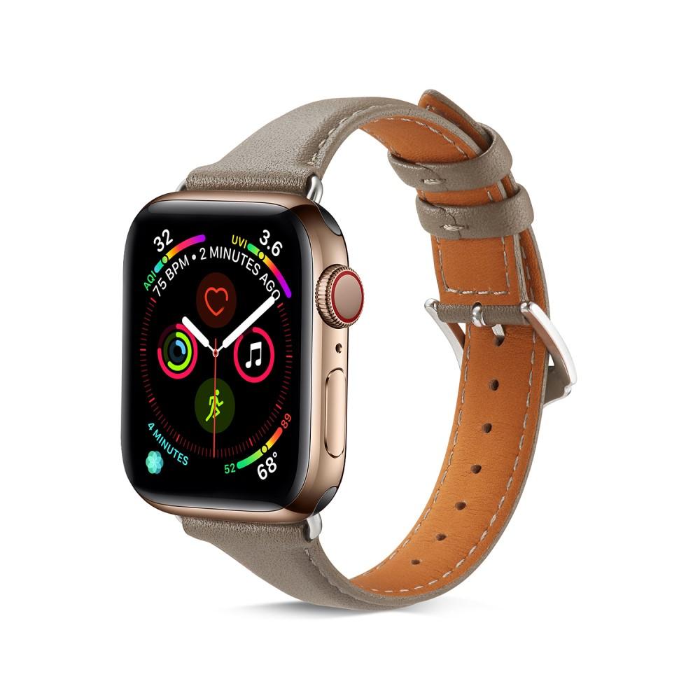 Apple Watch 45mm Series 8 Skinnreim Slim grå