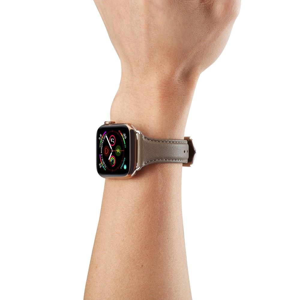 Apple Watch Series 8 45mm Skinnreim Slim Grå