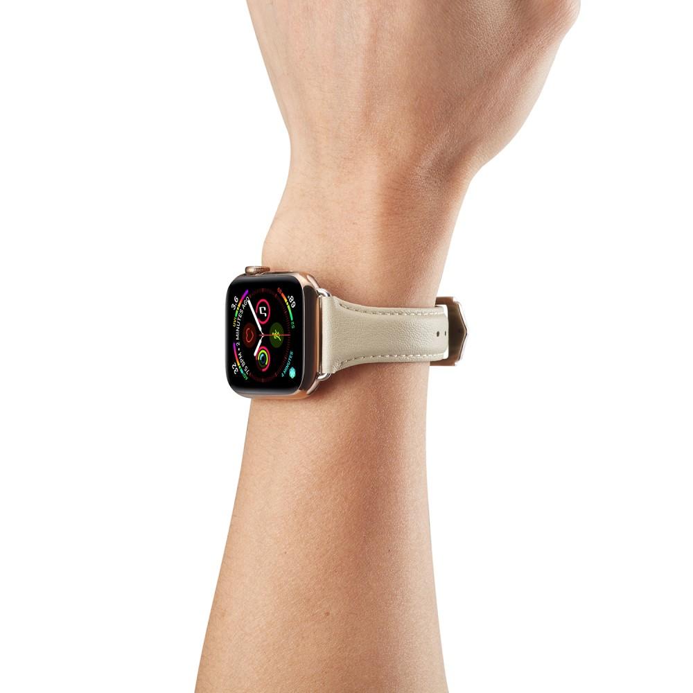 Apple Watch Ultra 49mm Skinnreim Slim beige