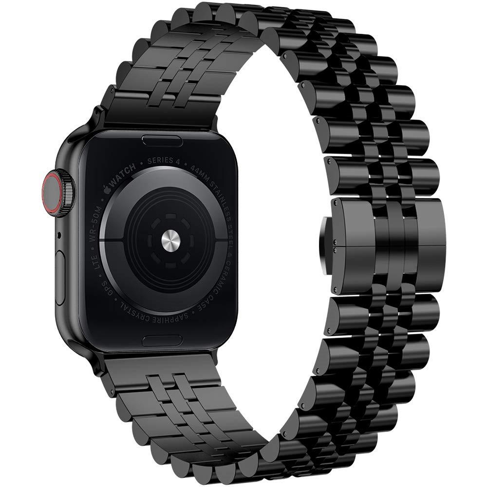 Stainless Steel Bracelet Apple Watch 41mm Series 8 Black