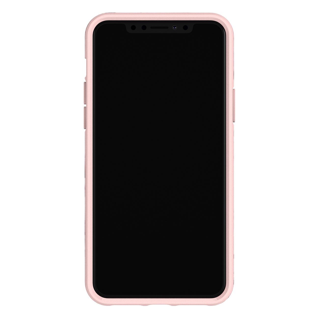 Deksel iPhone 11 Pink Marble Floral