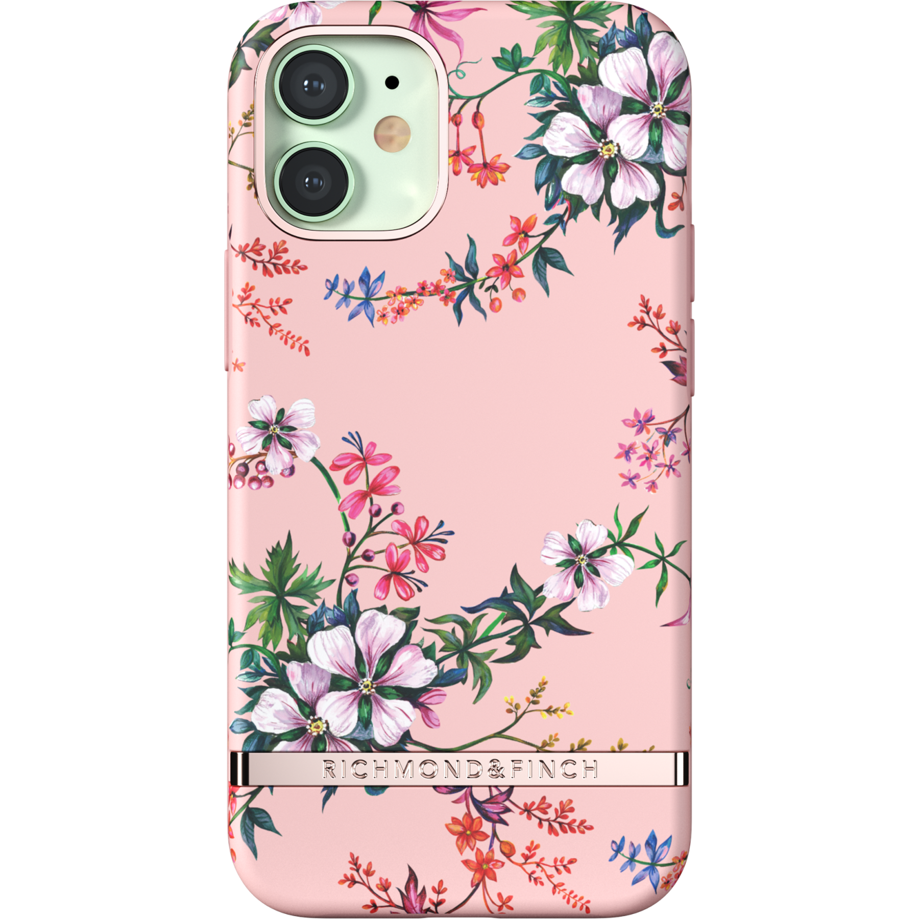 Deksel iPhone 12 Mini Pink Blooms