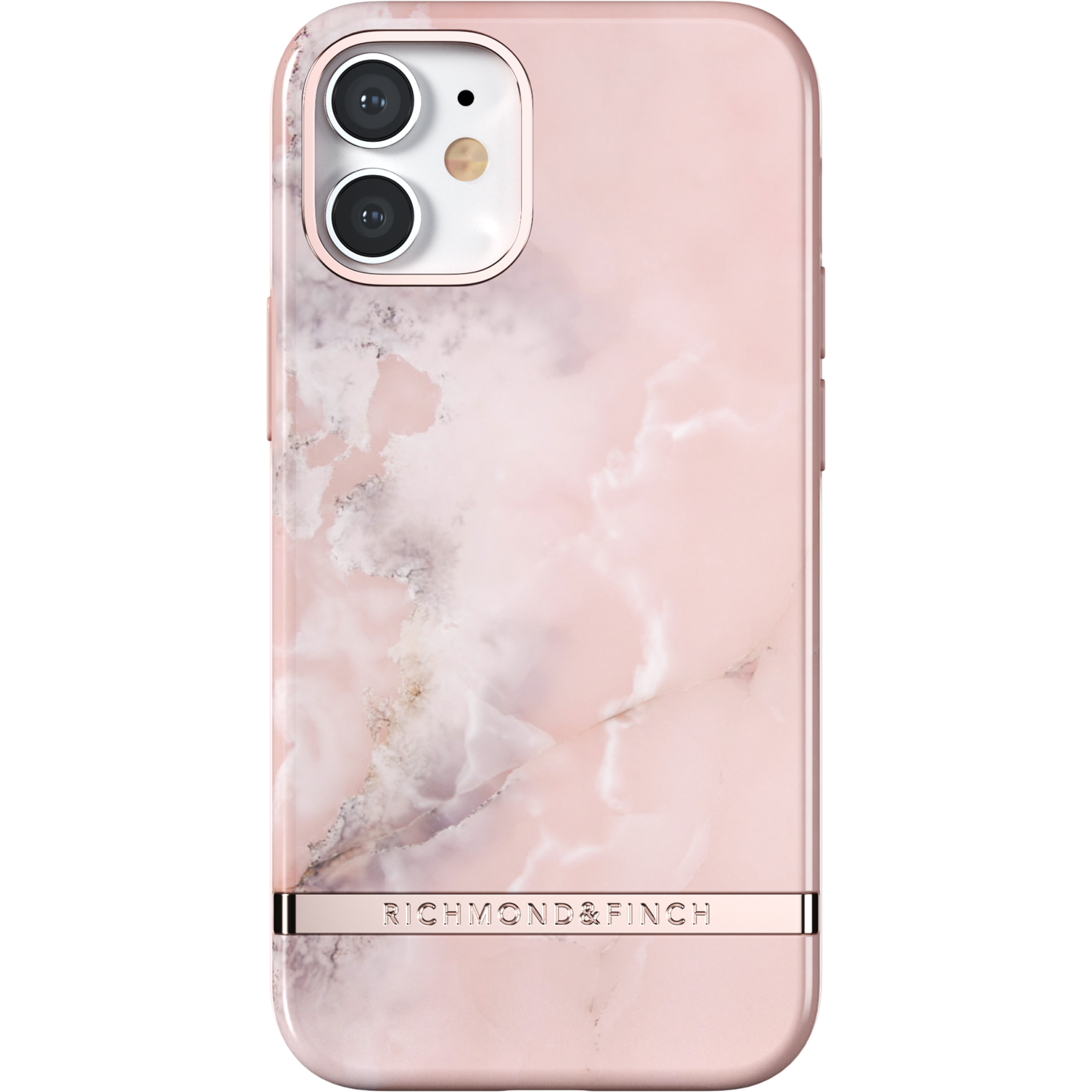 Deksel iPhone 12 Mini Pink Marble