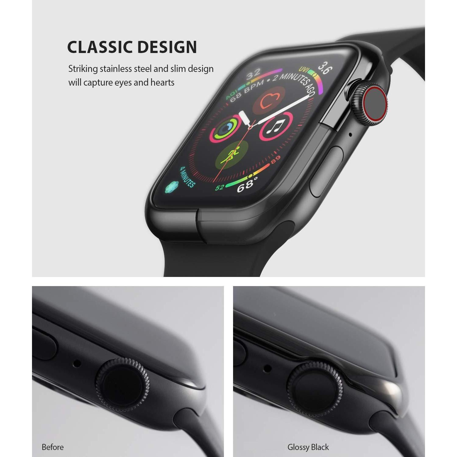 Bezel Styling Apple Watch 40mm Glossy Black