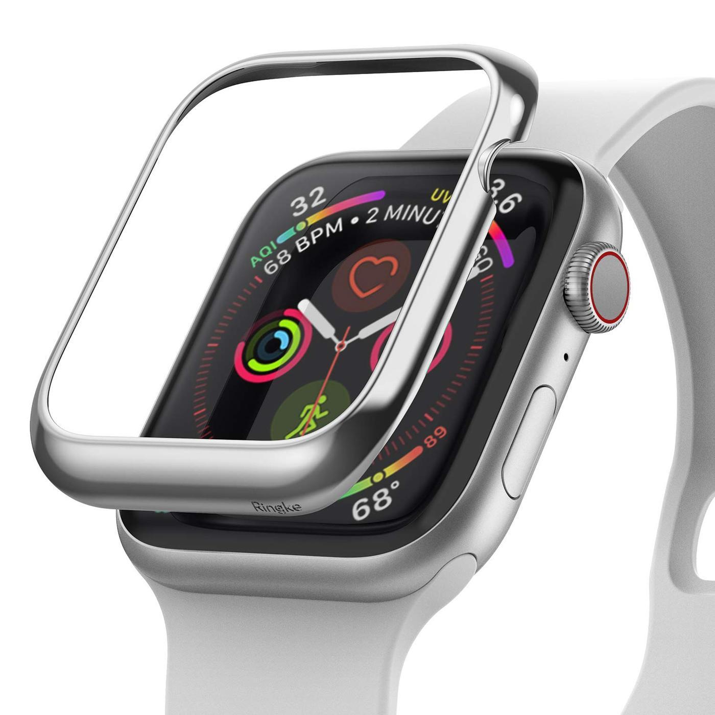 Bezel Styling Apple Watch 45mm Glossy Silver