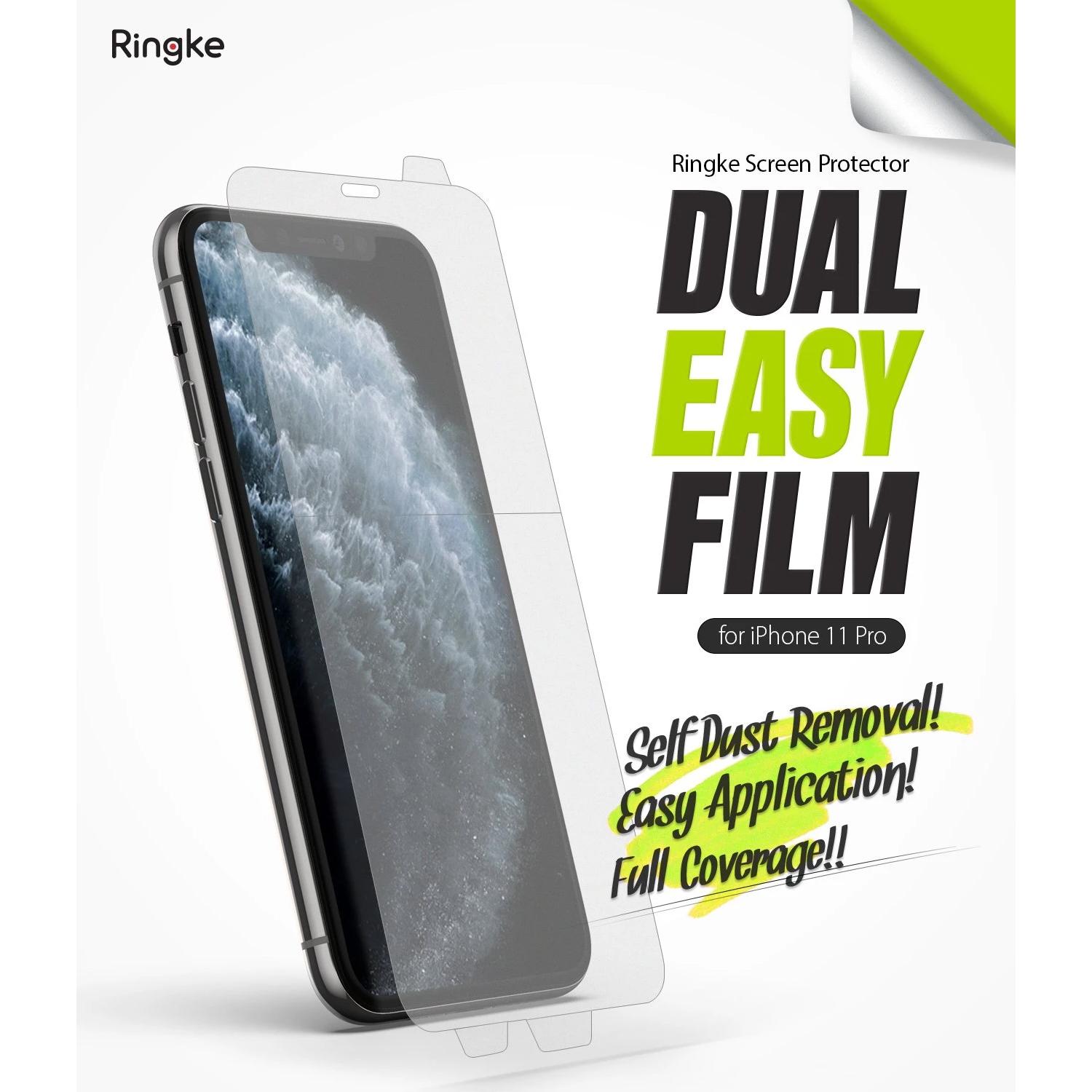 Dual Easy Screen Protector iPhone 11 Pro/XS/X (2-pack)