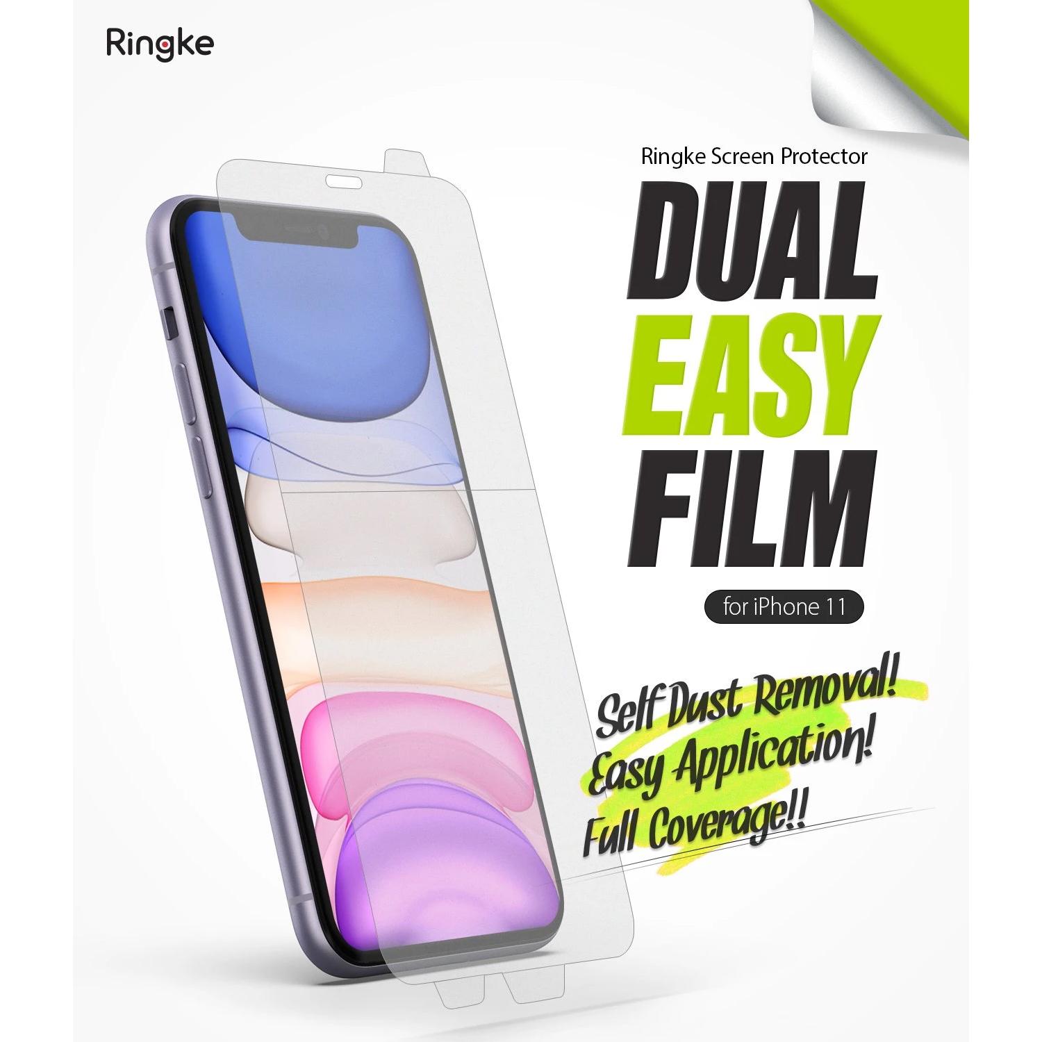 Dual Easy Screen Protector iPhone 11/XR (2-pack)