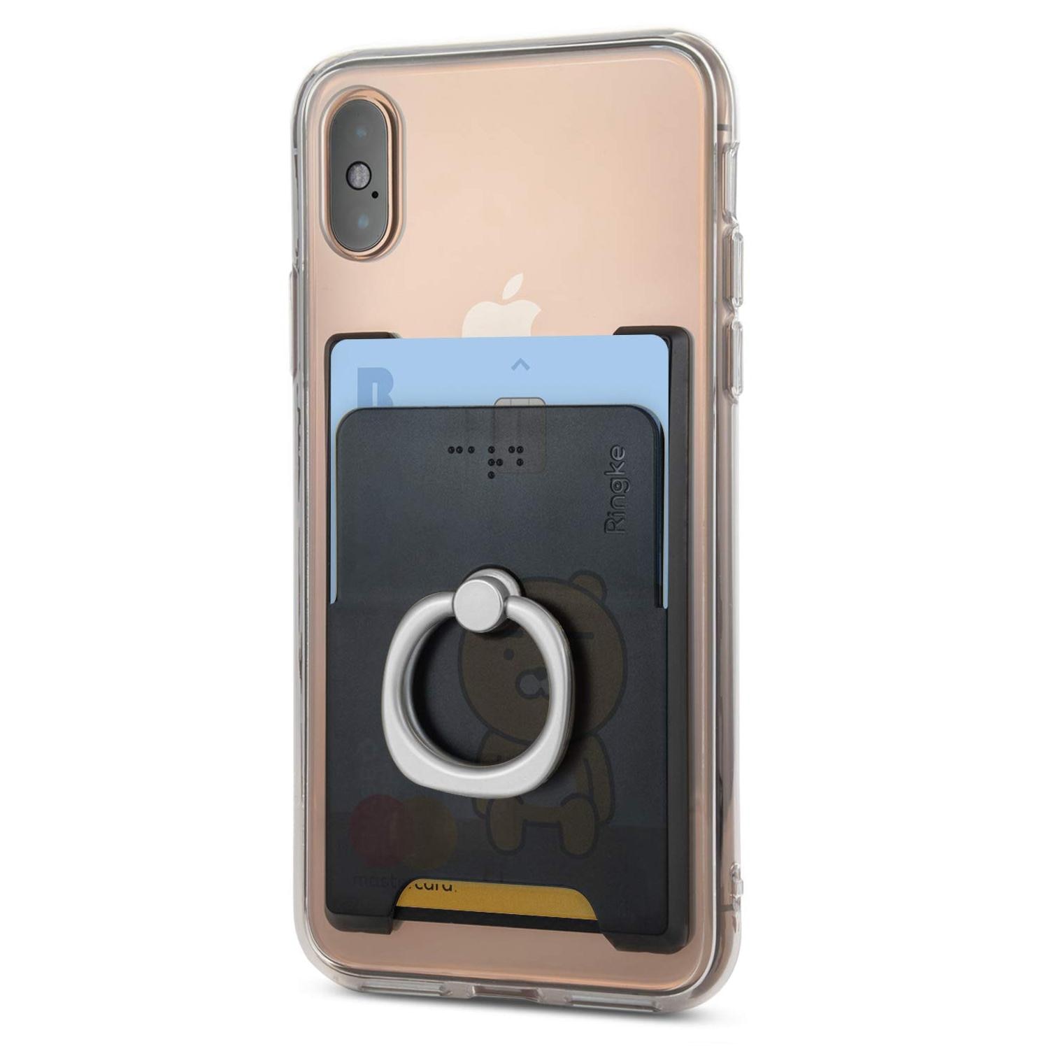 Ring Slot Card Holder Onyx Black