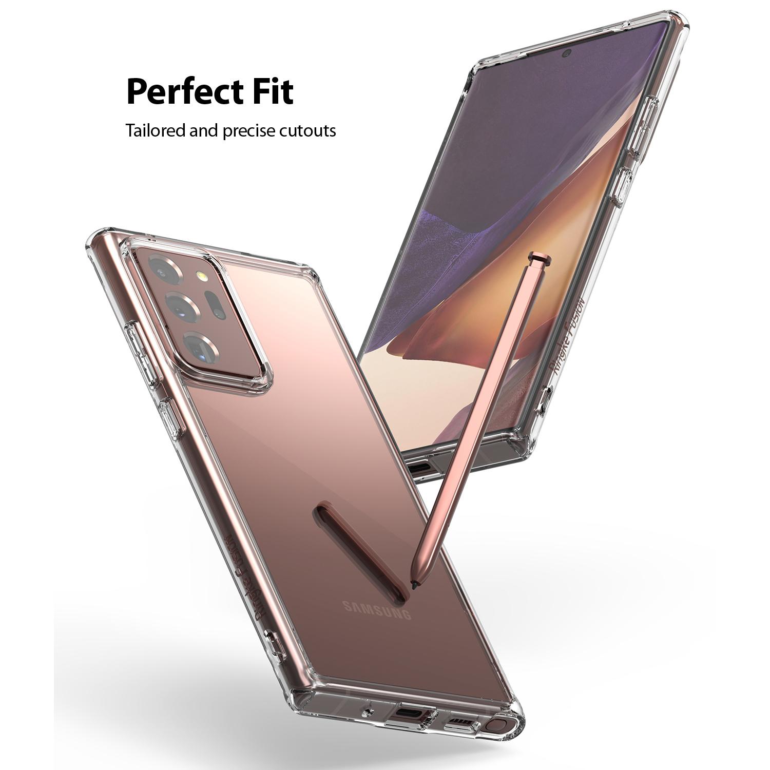 Fusion Case Samsung Galaxy Note 20 Ultra Gjennomsiktig