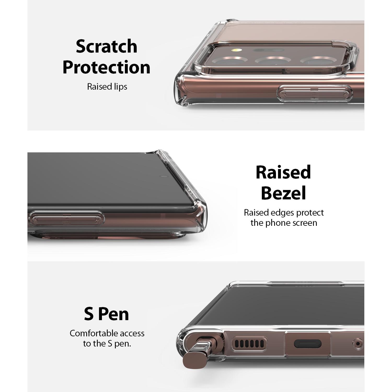 Fusion Case Samsung Galaxy Note 20 Ultra Gjennomsiktig