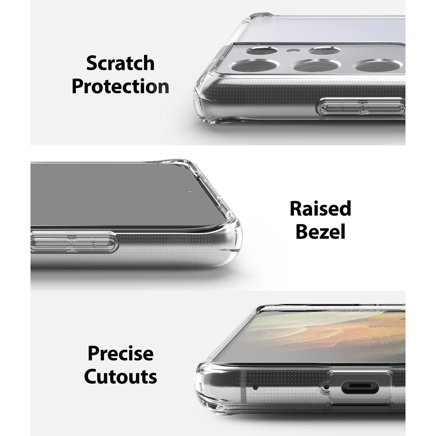Fusion Case Samsung Galaxy S21 Ultra Gjennomsiktig