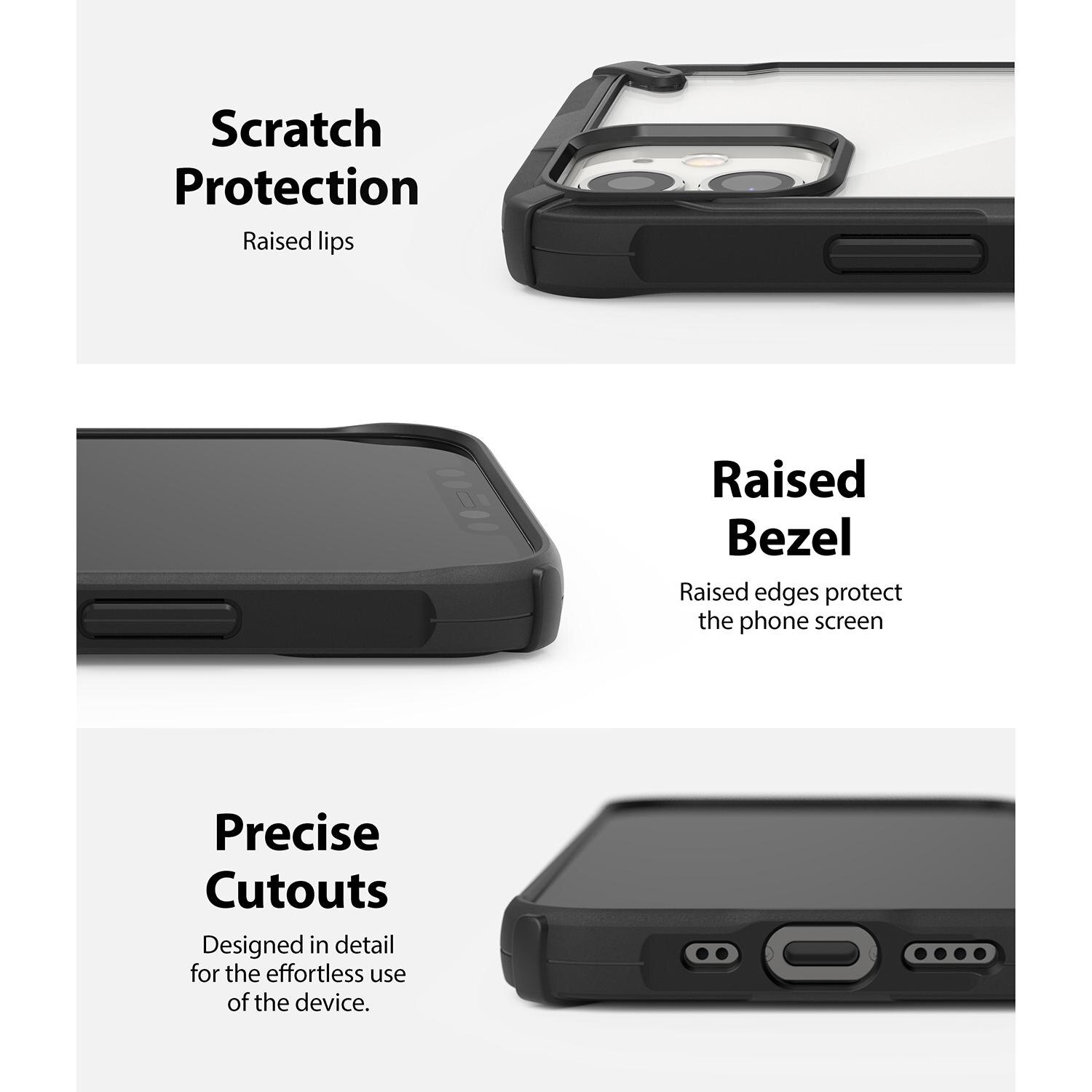 Fusion X Case iPhone 12 Mini Svart
