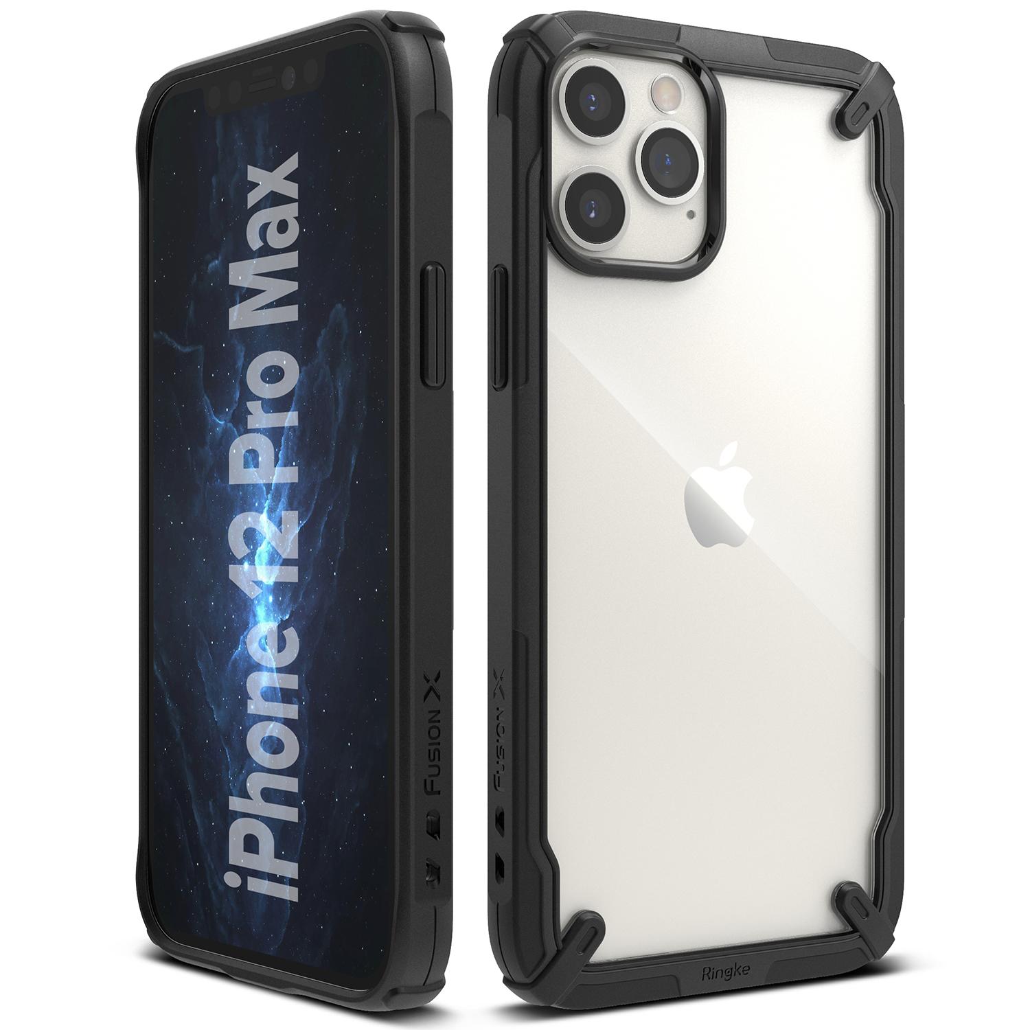 Fusion X Case iPhone 12 Pro Max Svart