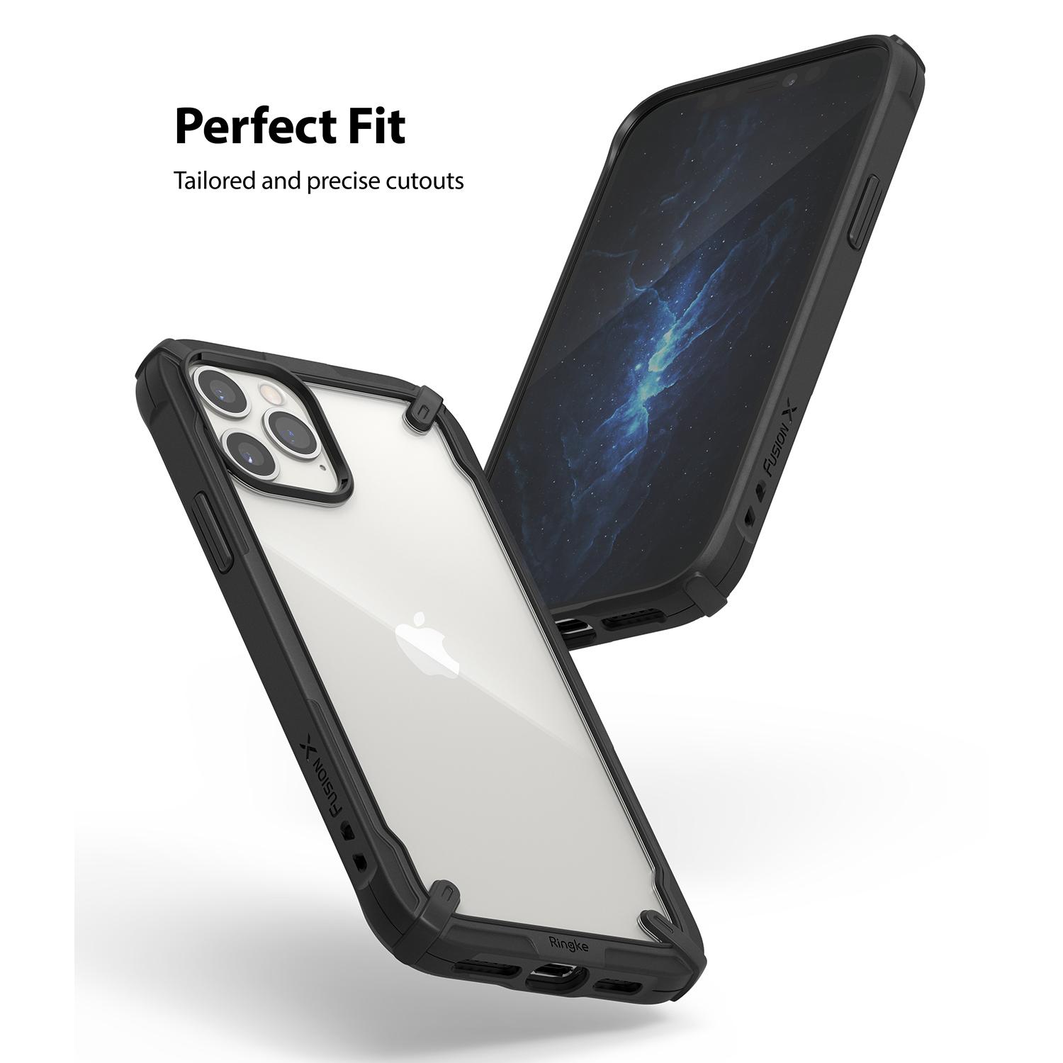 Fusion X Case iPhone 12 Pro Max Svart