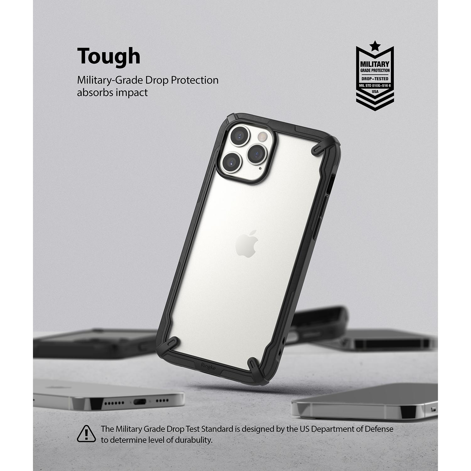 Fusion X Case iPhone 12 Pro Max Svart