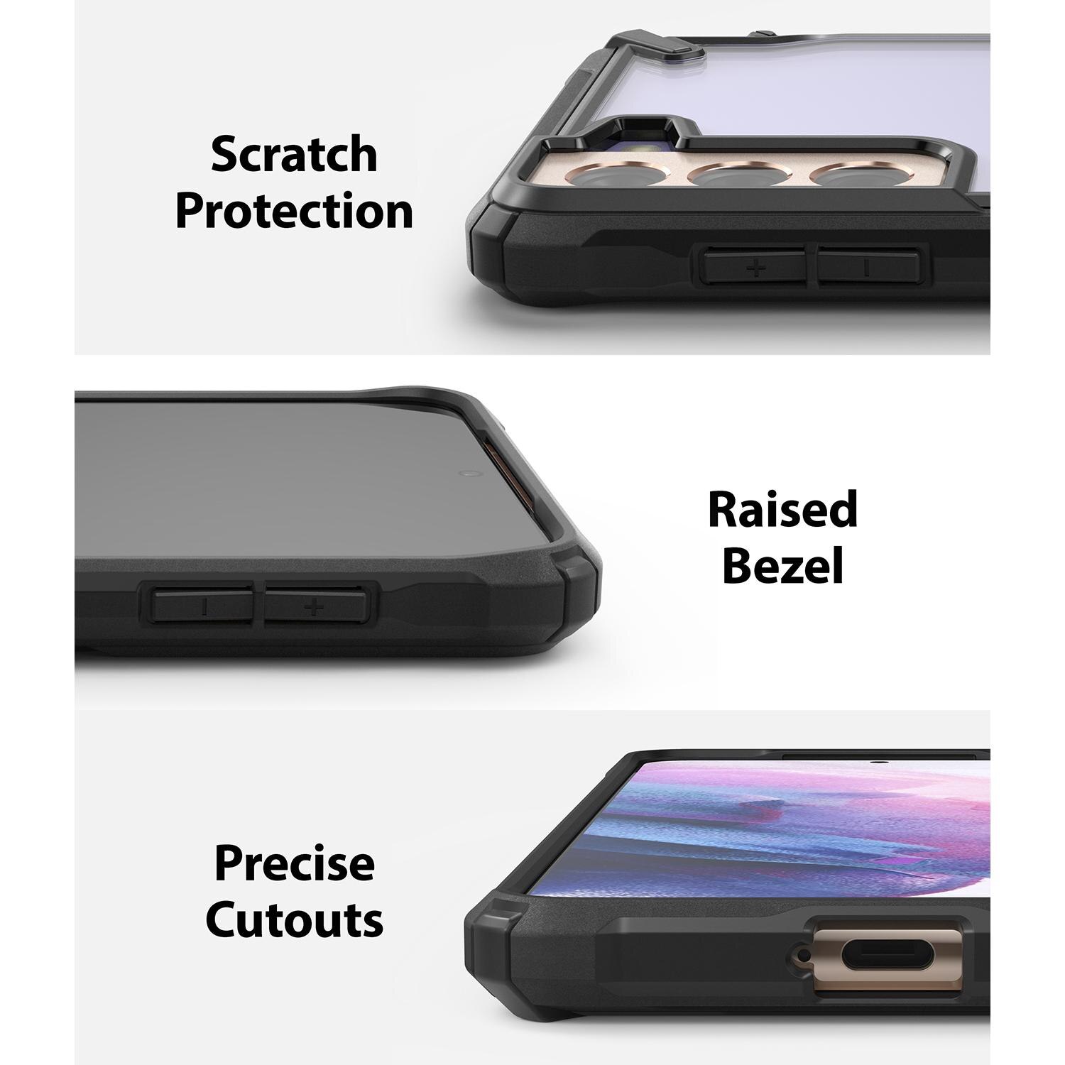 Fusion X Case Samsung Galaxy S21 Plus Svart