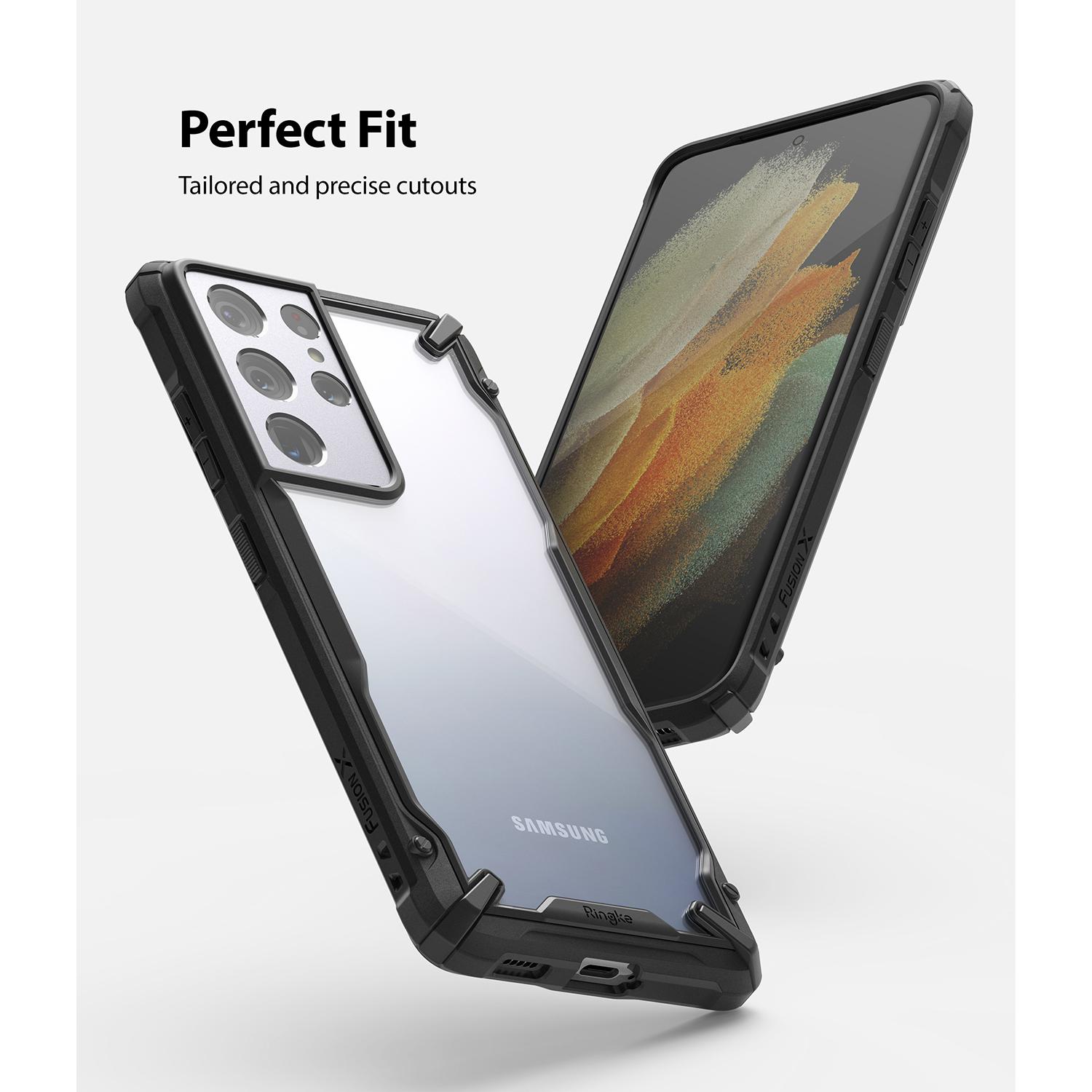 Fusion X Case Samsung Galaxy S21 Ultra Svart