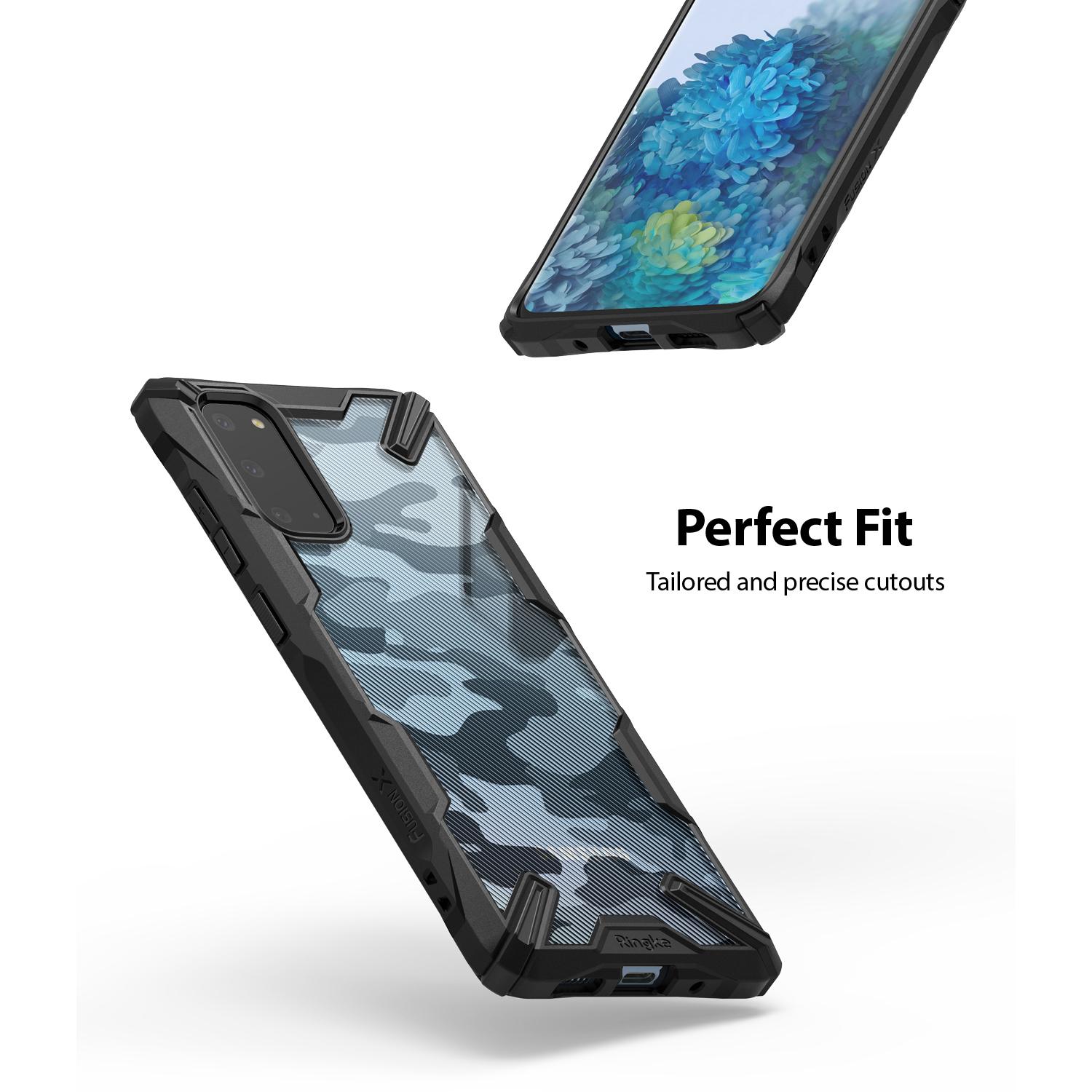 Fusion X Design Case Samsung Galaxy S20 Black