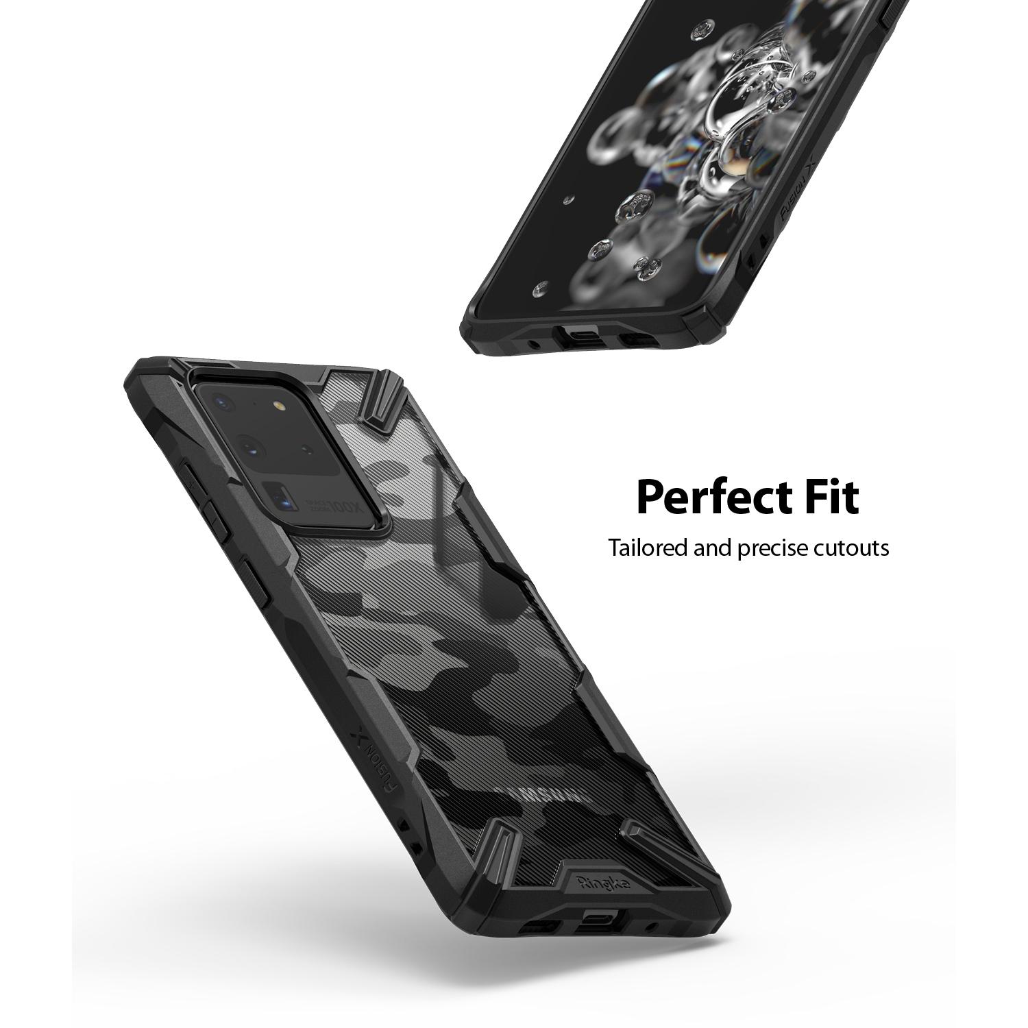 Fusion X Design Case Galaxy S20 Ultra Black