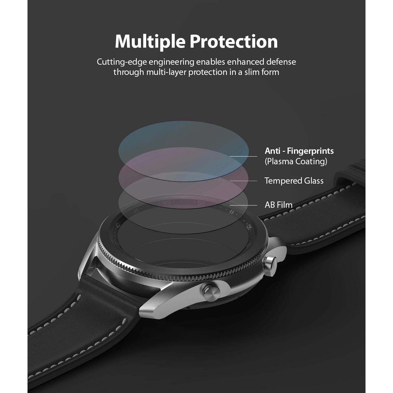 Screen Tempered Glass Galaxy Watch 3 45mm (4-pack)