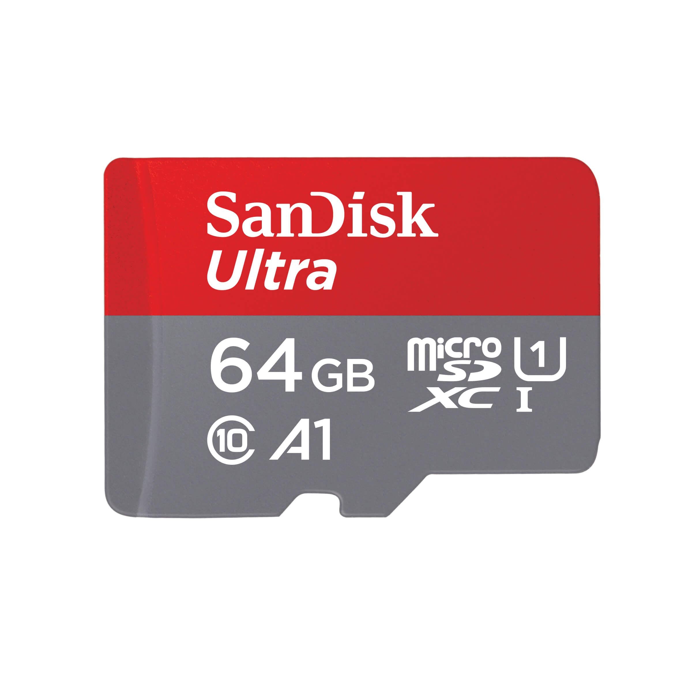64GB microSDXC Class 10 UHS-I 100MB/s