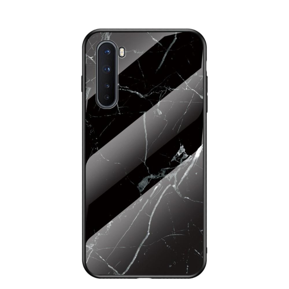 Herdet Glass Deksel OnePlus Nord svart marmor